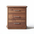 Commode en bois de noyer avec trois tiroirs dimensions 45 x 40 x 50cm