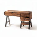 Bureau en bois avec tiroirs de rangement dimensions 120 x 50 x 75cm